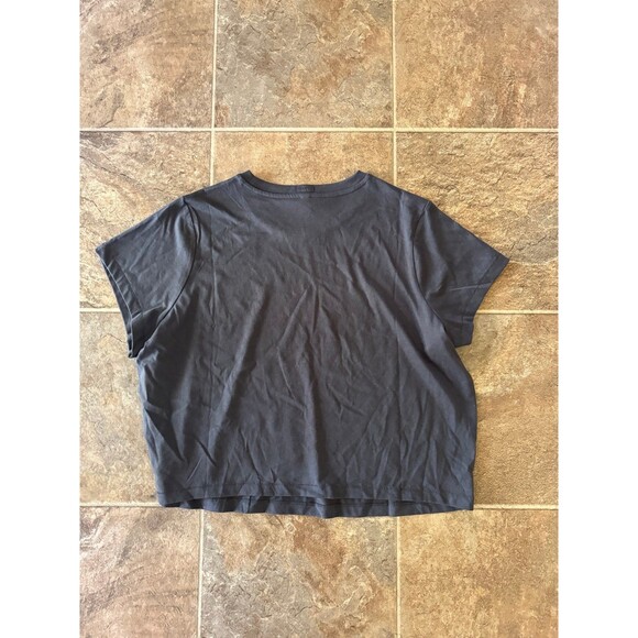 Skims Relaxed Shrunken T-Shirt Ash Size XL - Picture 5 of 8